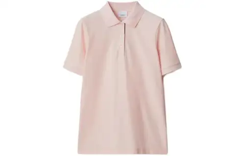 Burberry SS24 Polo Shirt Women's Snowflake Stone Pink