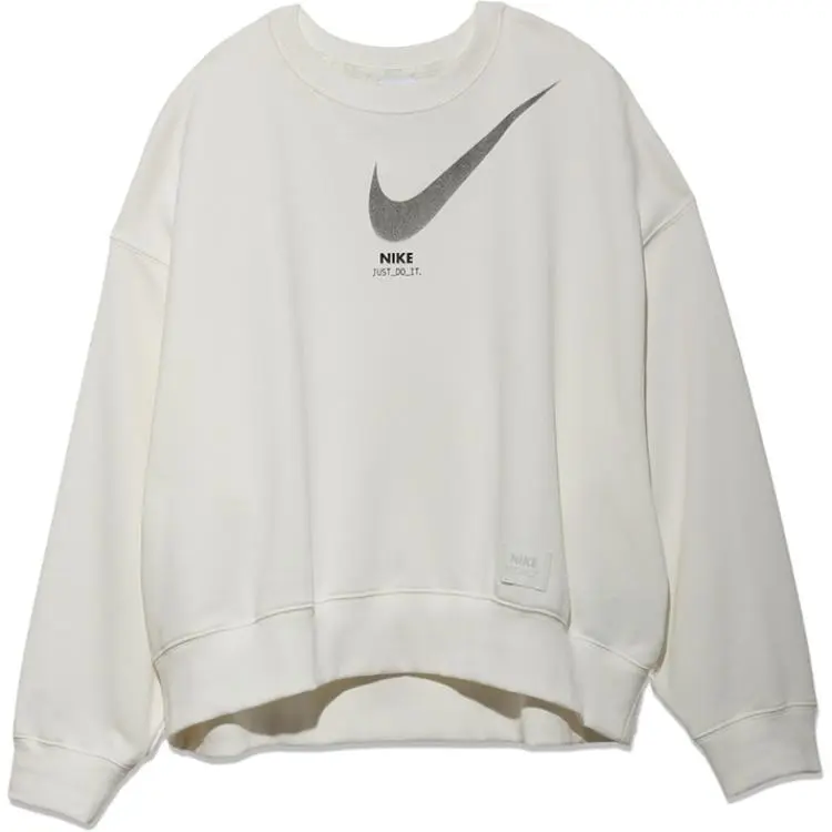 Nike Sweatshirts Women's White Crew Neck Moderate Other