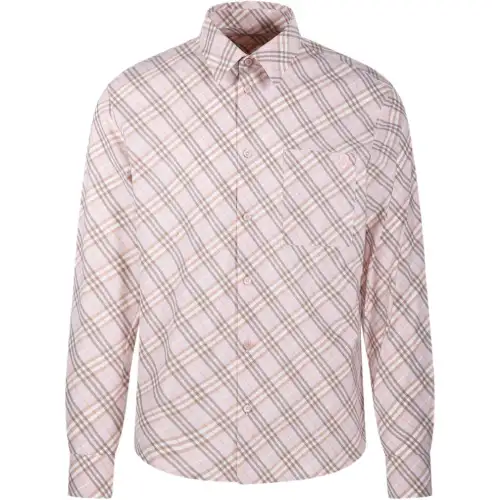 Burberry Long Sleeved Checked Shirt