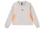 Adidas Sweatshirts Women's White Crew Neck Moderate Other