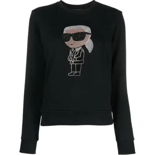 Karl Lagerfeld / Karl Lagerfeld Jeans Ikon rhinestone-embellished sweatshirt