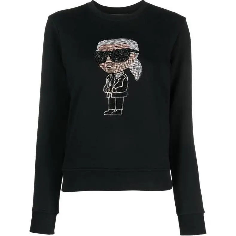 Karl Lagerfeld / Karl Lagerfeld Jeans Ikon rhinestone-embellished sweatshirt