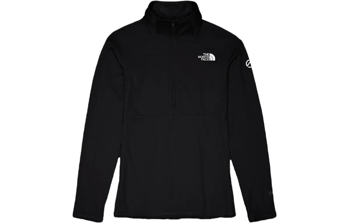 THE NORTH FACE Sweatshirts Women's Black Stand Collar Moderate Regular