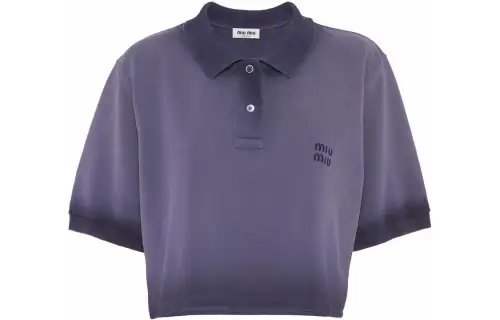 MIU MIU FW22 Polo Shirt Women's Purple