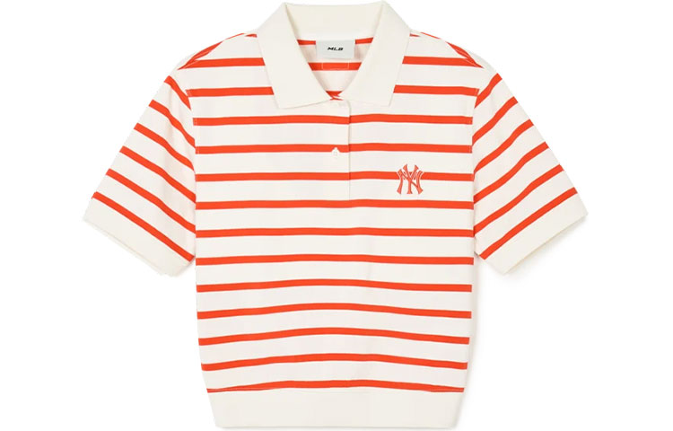 Женское поло MLB t Polo (красное)