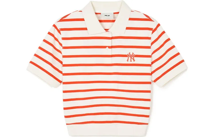 MLB New York Yankees Polo Shirts Women's Red Moderate Straight Fit