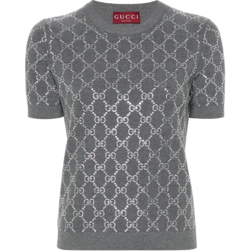GUCCI Gg Embellished Top
