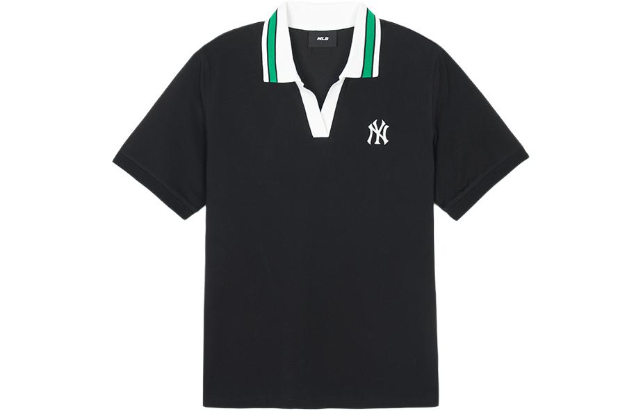 Женская футболка-поло MLB New York Yankees (черная)