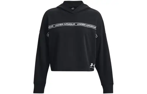 Under Armour Rival Sweatshirts Women's Black Hooded Moderate Regular