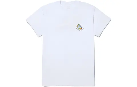 Vans T-Shirts Women's White Crew Neck Moderate Straight Fit