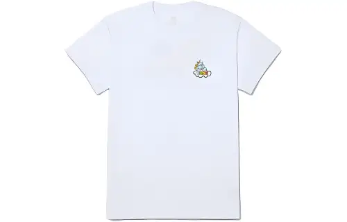 Vans T Shirts Women's White Crew Neck Moderate Straight Fit