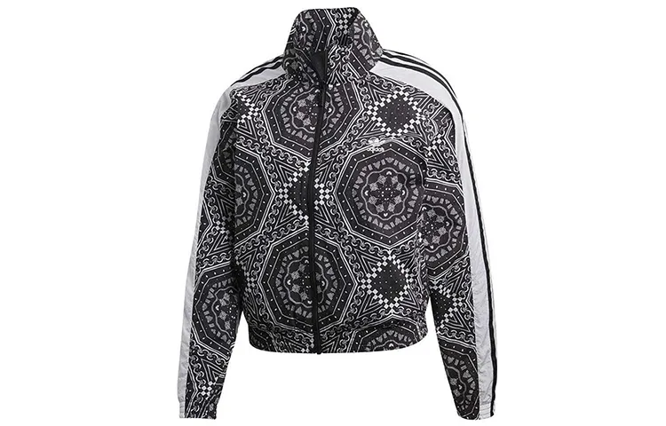 Adidas Originals Jackets Women's Black Stand Collar Moderate Other