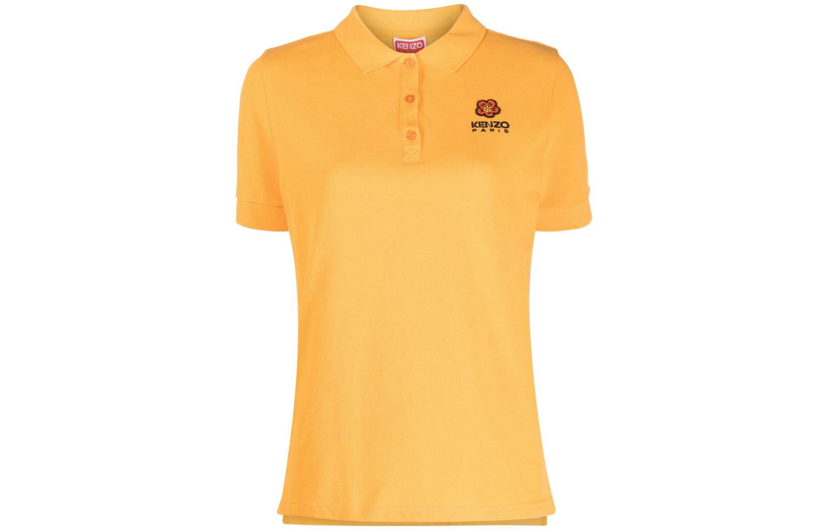 KENZO Logo Embroidered Short Sleeved Polo Shirt