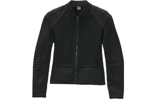 HERMES Jackets Women's Black Stand Collar Moderate Other