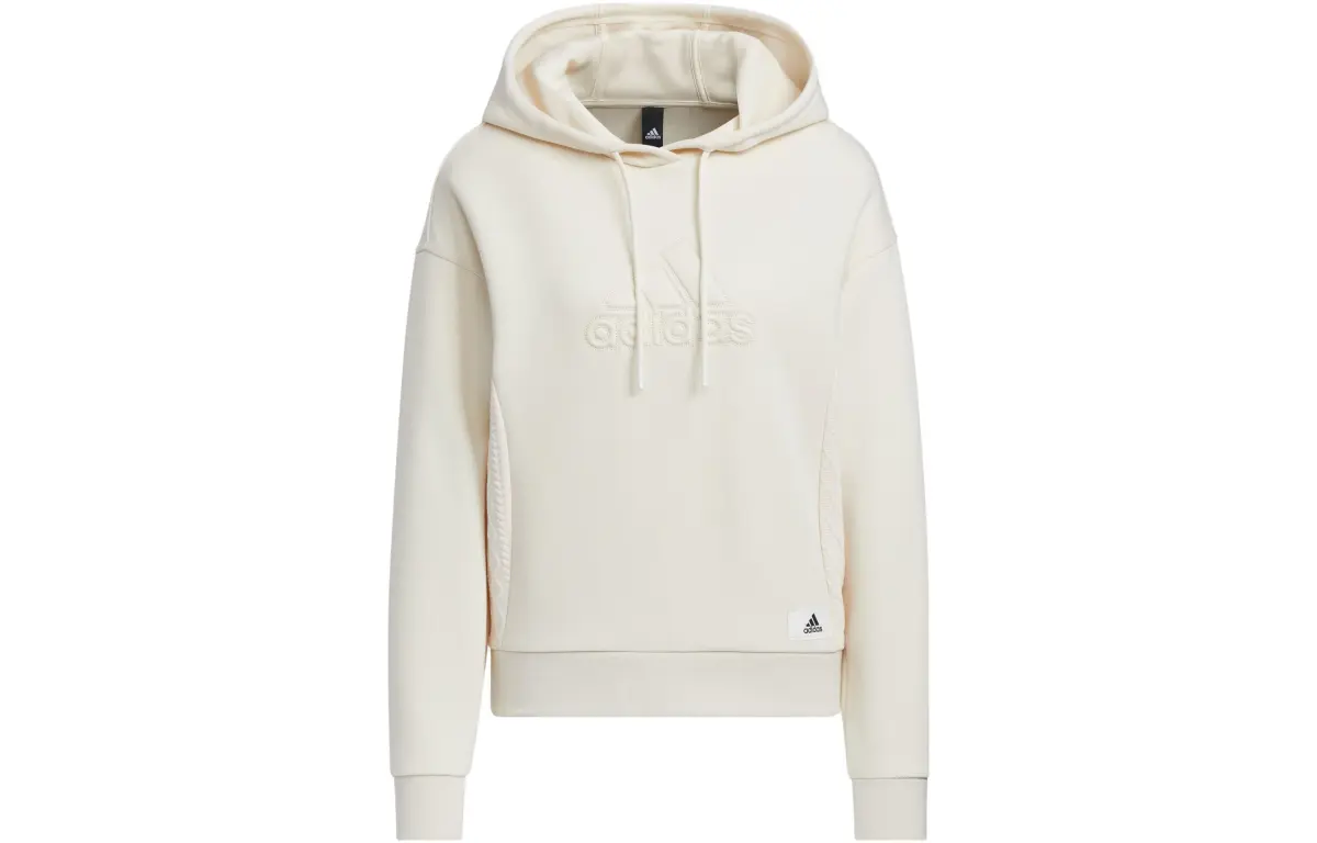 adidas Women's Lounge Hooded Sweatshirt White