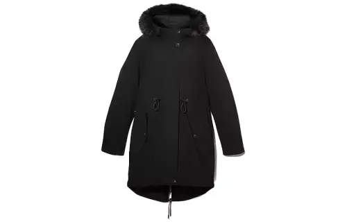 Timberland Mt. Kelsey High Pile Fleece Lined Parka Jackets & Coats Women's Black
