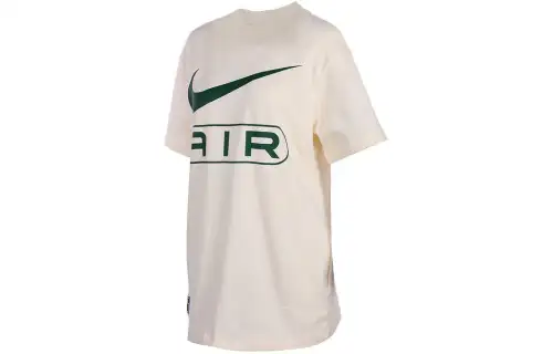 Nike Air Women'ss Letter Logo Crewneck T-Shirt 'Light Pink'