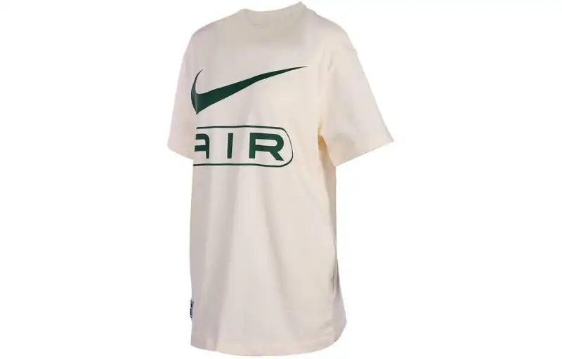 Nike Air Women'ss Letter Logo Crewneck T-Shirt 'Light Pink'