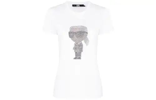 Karl Lagerfeld / Karl Lagerfeld Jeans Ikon rhinestone-embellished T-shirt