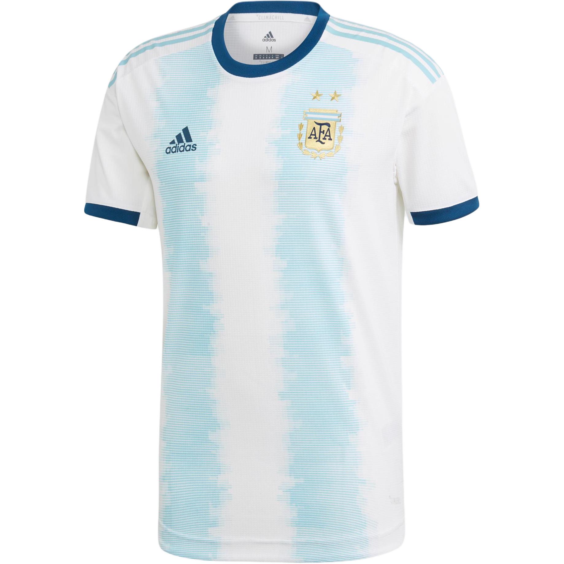 Adidas Argentina MARADONA Climachill Soccer Jersey Men’s White/Light Green