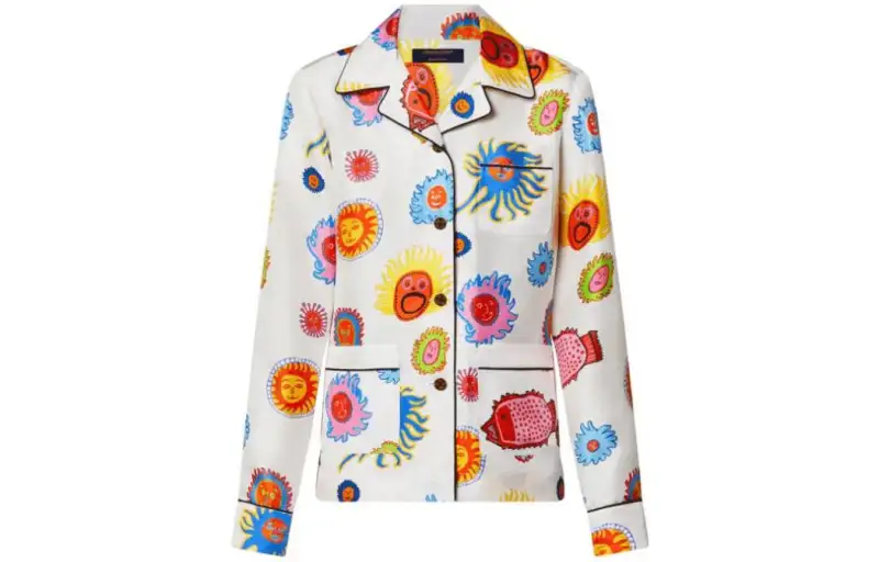 Louis Vuitton x Yayoi Kusama silk pajama set