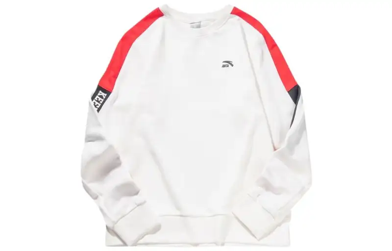 ANTA Sweatshirts Women's Papyrus White Crew Neck Moderate