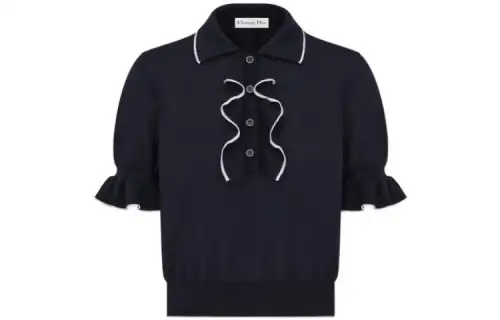 DIOR FW22 Cashmere Sweater Women's Blue