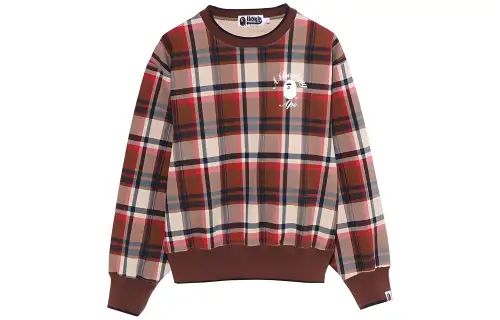 A BATHING APE Bape Sweatshirts Women's Crew Neck Moderate Regular