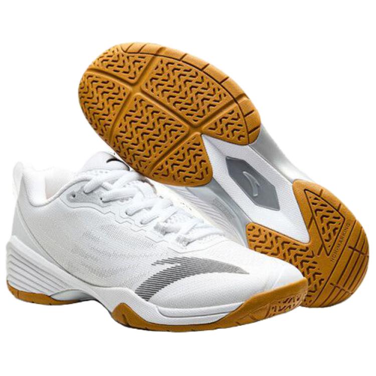 Anta Slip Resistant Rebound Low top Badminton Shoes Women’s White