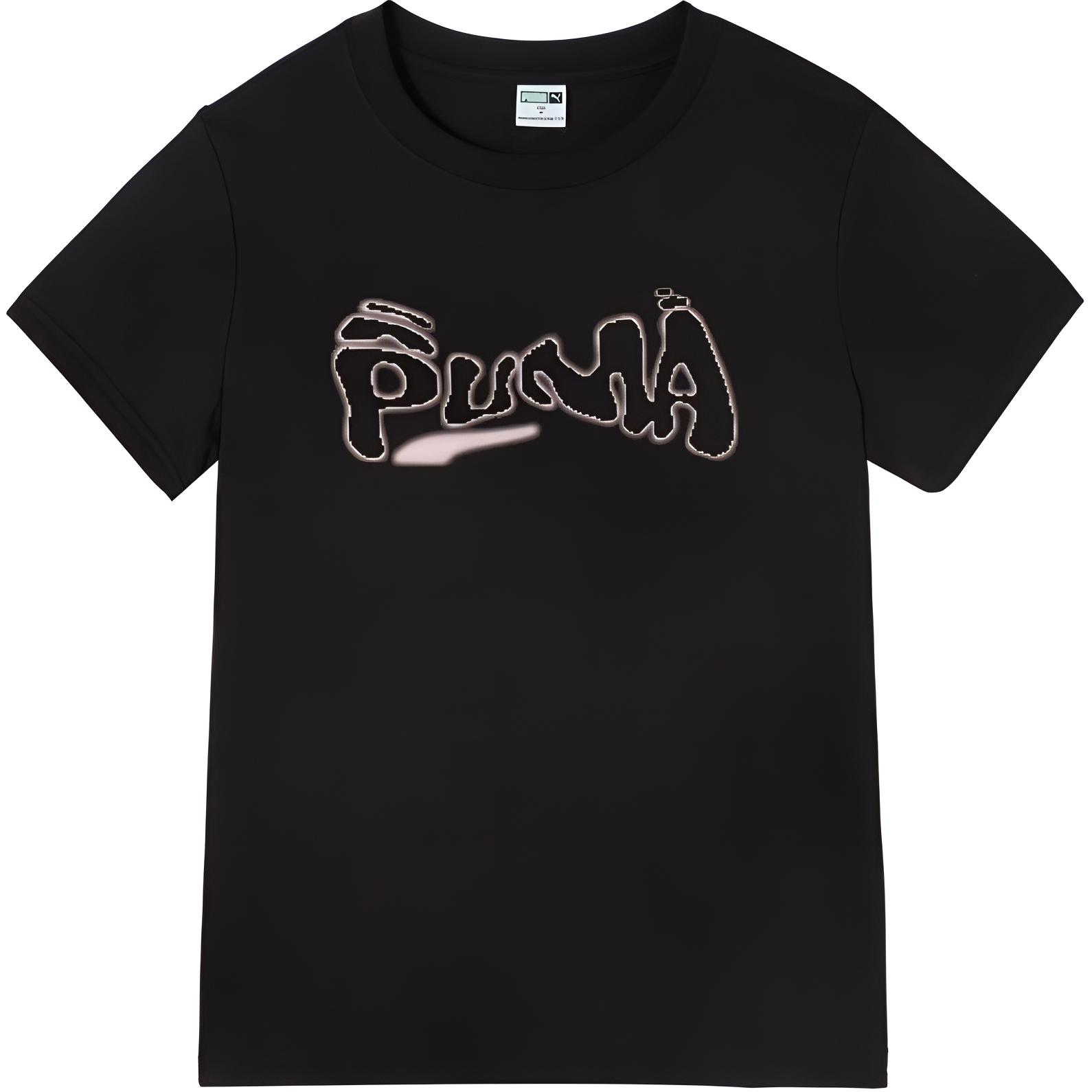 Женская футболка PUMA (черная)