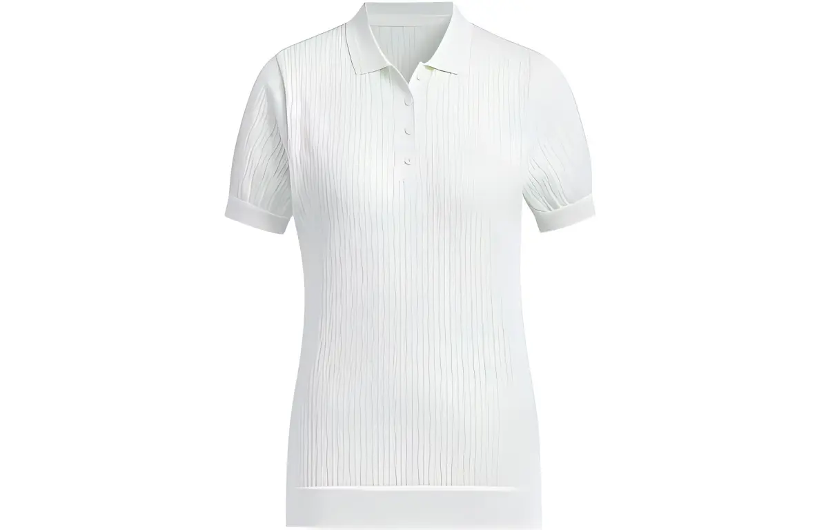 Adidas Primeknit Short Sleeve Polo Shirt Polo Shirt Women's Light Green