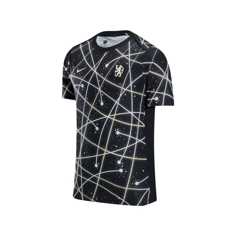 Nike Chelsea FC SS25 Soccer Jersey Men's Black/Coconut Milk/Team Gold