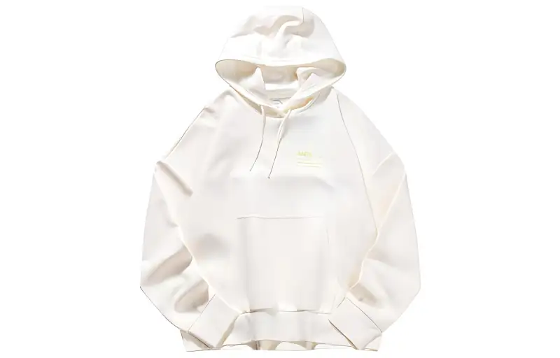ANTA Sweatshirts Women's Ivory White Hooded Moderate Other