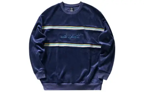 ANTA Variety Training Collection Sweatshirts Women's Blue Crew Neck Moderate Regular