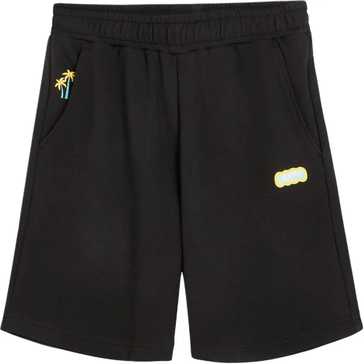 PUMA Graphic Casual Shorts Men's Black 01