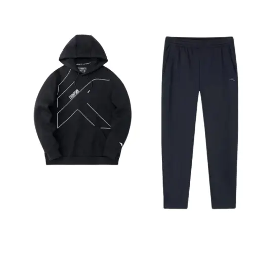 ANTA Sweatshirt Sets Men's Hooded Moderate
