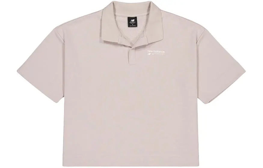 New Balance Polo Shirt Women's Light Khaki