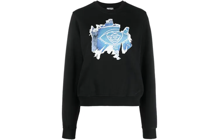 DIESEL Graphic-print Cotton Sweatshirt