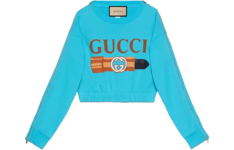 GUCCI SS23 Sweatshirt Women's Blue