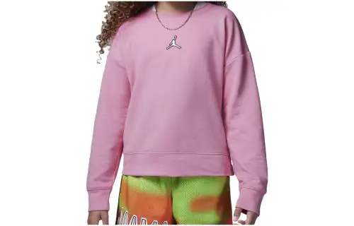 Jordan Sweatshirts Women's Pink Crew Neck Moderate Other
