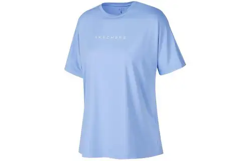 Skechers Regular T Shirt Women's Sky Blue