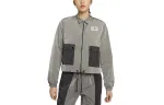 Jordan Jackets Women's Gray Lapel Moderate Workwear