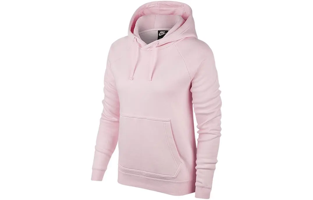 Nike Sweatshirts Women's Pink Hooded Thickened Regular