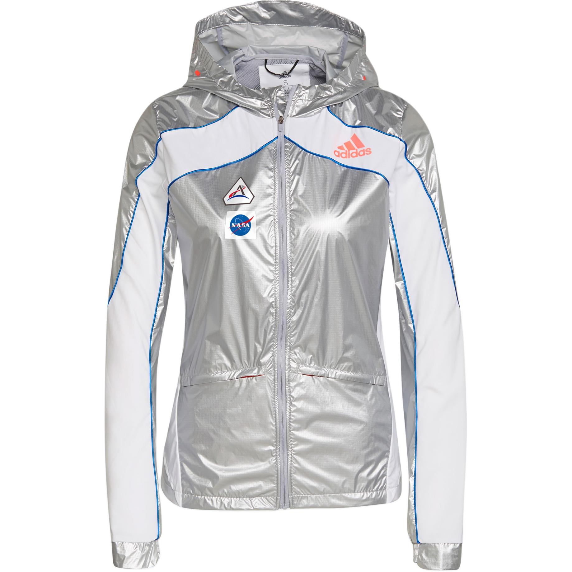 Женская куртка adidas Space Jkt W (серебристый металлик) — фото 1