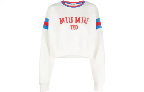 MIU MIU SS22 Sweatshirt Women's White