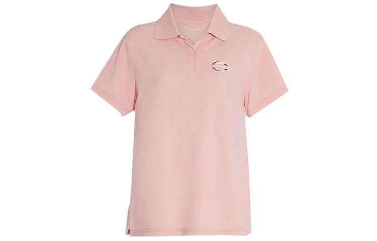 COACH Polo Shirts Women's Polo Collar Moderate Straight Fit