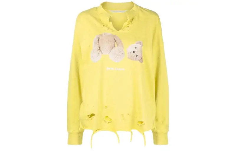 PALM ANGELS Sweatshirts Women's Yellow Moderate Regular