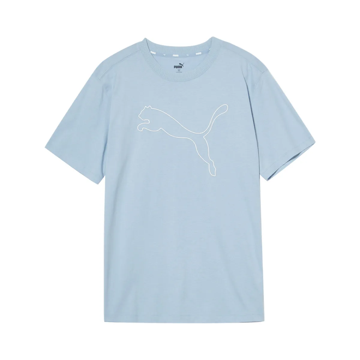 PUMA Drop Shoulder Sleeve T Shirt Women's Light Blue
