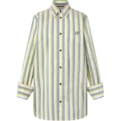LOUIS VUITTON Multi Stripe Silk Shirt