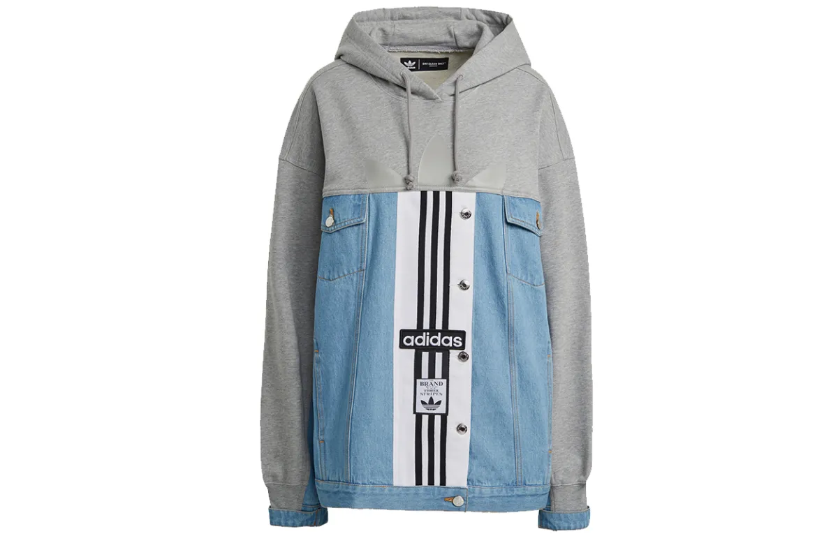 Adidas Originals Jackets Women's Medium Heather Gray Hooded Moderate Other